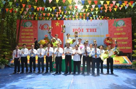 Hội thi Bàn tay vàng Cao su Phú Riềng: Khen thưởng 287 triệu đồng